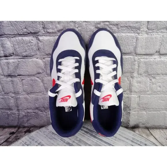 Nike MD Valiant GS Midnight Navy/Picante Red Youth 6.5Y Women 8 New in Box - Picture 9 of 13